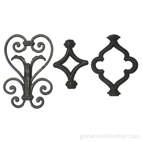 Wrought Iron Components for Fence Gate Decorative Wrought Iron Components Factory